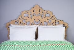 %100 Pamuklu Jakarlı Dama Desenli Parlak Yeşil Çift Kişilik Pike