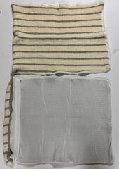 ELYAF DOLGULU MÜSLİN YASTIK KILIFI 50 X 70 CM